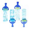 Children DIY Graffiti Sponge Brush Set Drawing Toys Broom Shaped Seal Sponge Brush Art Brush Enlightenment Puzzle Gift TMZ