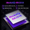 H96 Max RK3518 Android14.0 TV Stick Quad Core 4K Wifi6 BT5.4 BT Voice Assistant Remote Control Smart TV Box