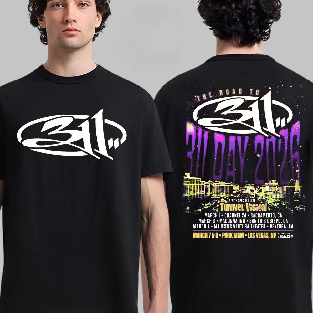 Phish Las Vegas 2026 March 78 Dolby Live Concert Graphic Tee Psychedelic Rock Streetwear Casual Unisex