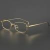 Ultralight Titanium Reading Glasses Square Small Frame Simple Design Anti Blue Light Presbyopia Eyewear Prescription Customize