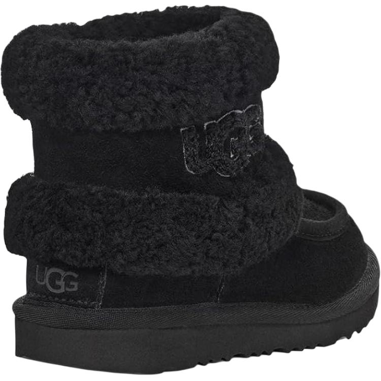 UGG Mini Fluff Comfortable Soft Non-Slip Durable Kids Boots Kids Boots Black 1143701K-BLK