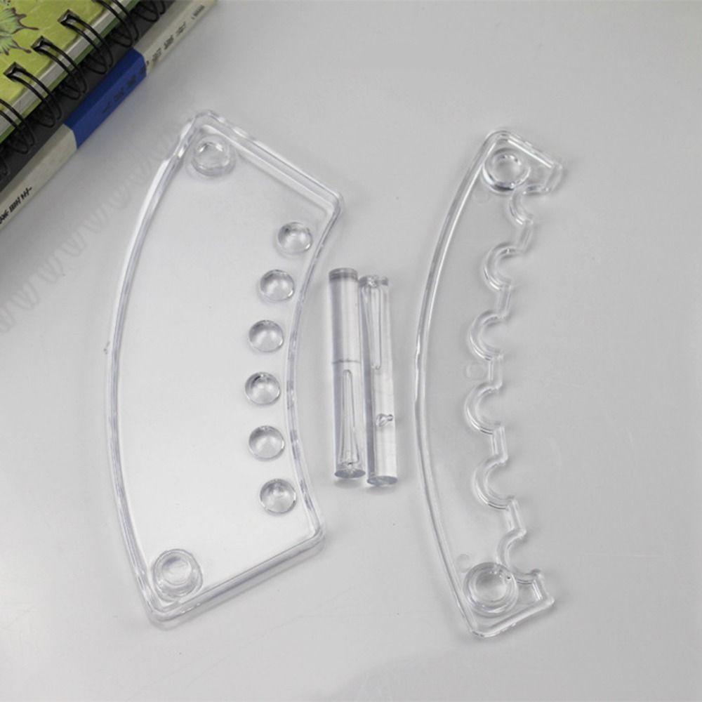 Vertical 6-Slots Pen Holder Plastic Pen Display Stand Minimalist Style Eyebrow Pen Stand Makeup Brush Rack Organizer