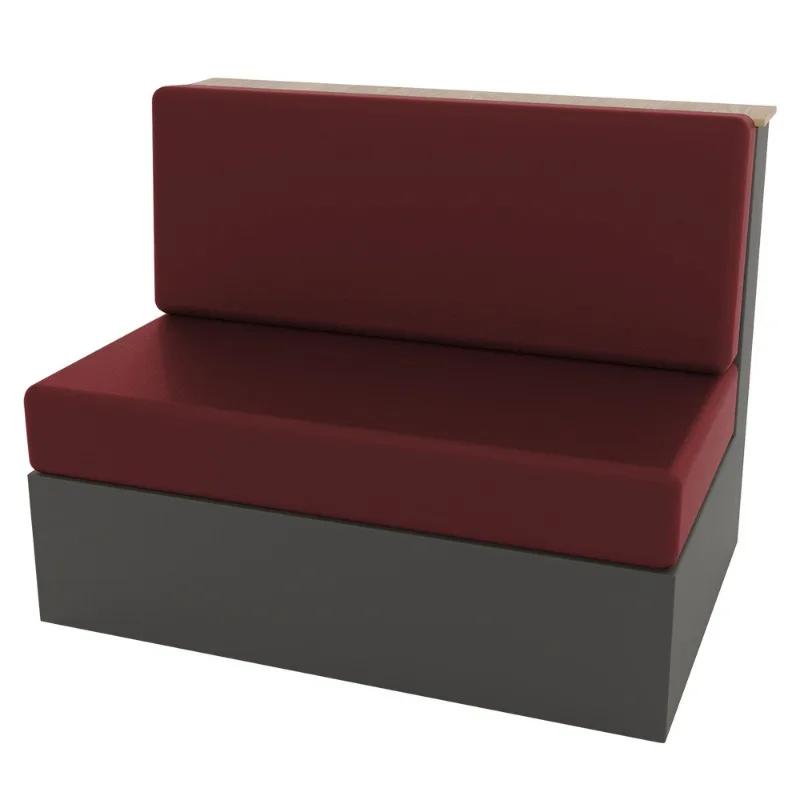 2pcs/Set PU Waterproof Solid Color Stretch RV Dinette Cushions Cover Spandex Soft RV Camper Car Bench Seats Covers