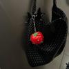 Creative Y2K 3D Tomato Keychain Fruit Charm Pendant For Bag Ideal Birthday Gift For Women And Girls