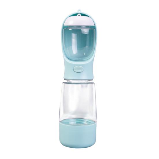 Dog Water Bottle with Food Container And Poop Bag Dispenser 3-in-1 Leak-Proof Portable Pet Water Dispenser for Walking Hiking Travel