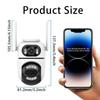 iCSee Dual-Lens HD WiFi Smart Camera, 360° Full-Color Night Vision Security Monitoring