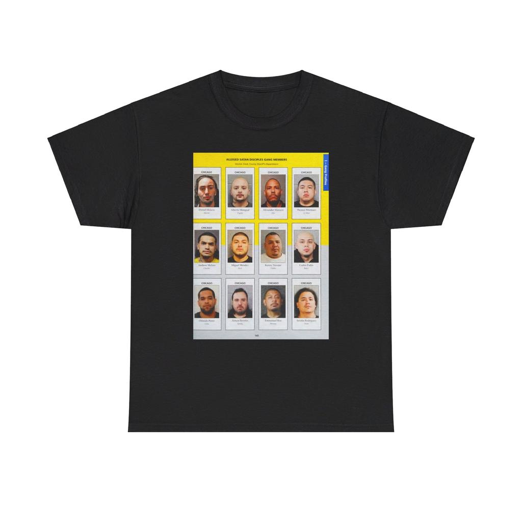 The Chicago Gang Book Page 145 - Satan Disciples Members - T-Shirt