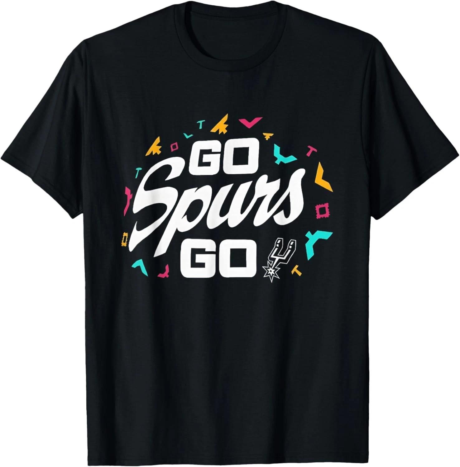 Funny Retro Go Spurs Tee T-Shirt S разноцветный