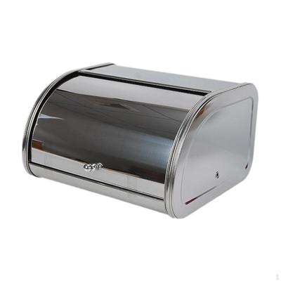 ,Holder,Multi-Purpose Bread Container with Roll-Top Lid for Bakery,Cafe,Kitchen Counter