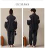 Couple's Cozy Pajama Set: Women's Autumn Winter Coral Fleece & Men's Thickened Plus Velvet Flannel Homewear