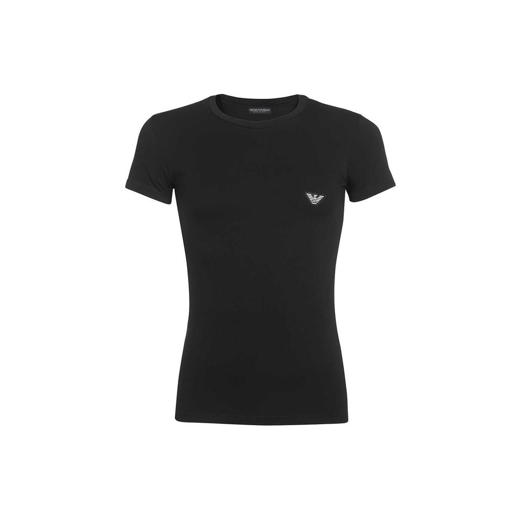 EMPORIO ARMANI SS22 Regular T Shirt Men's Black 111035-2R512-00020