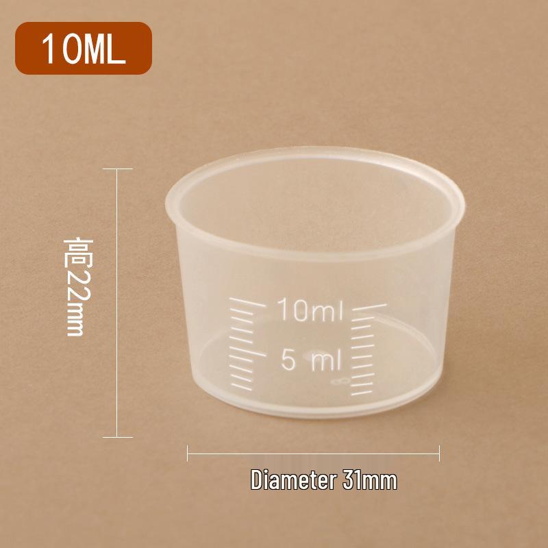 Thickened Plastic Graduated Measuring Cup for Kitchen and Lab Use