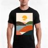 Cat Landscape 104 Tshirt Summer Casual Cotton Tee Oversized Streetwear Tops Vintage Graphic Print Loose Fit Short Sleeve
