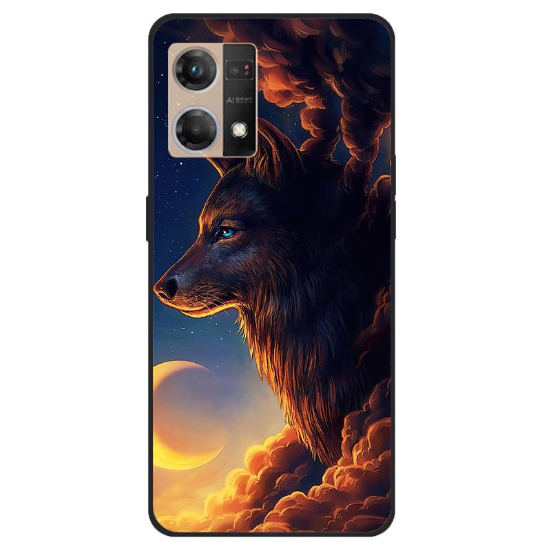 Für Oppo Reno7 4G Hülle CPH2363 Stoßfest Weiches Silikon TPU Rückseite für Oppo F21 Pro F21Pro Handyhüllen für Reno 7 4G Niedlich