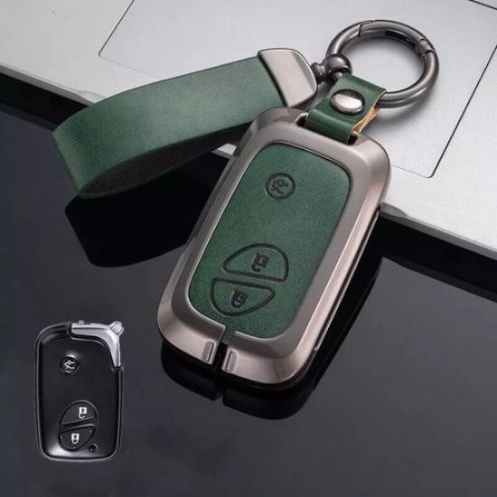 Zinc Alloy Leather Car Key Fob Case Cover Bag For Lexus CT200h ES350 IS250 RX350
