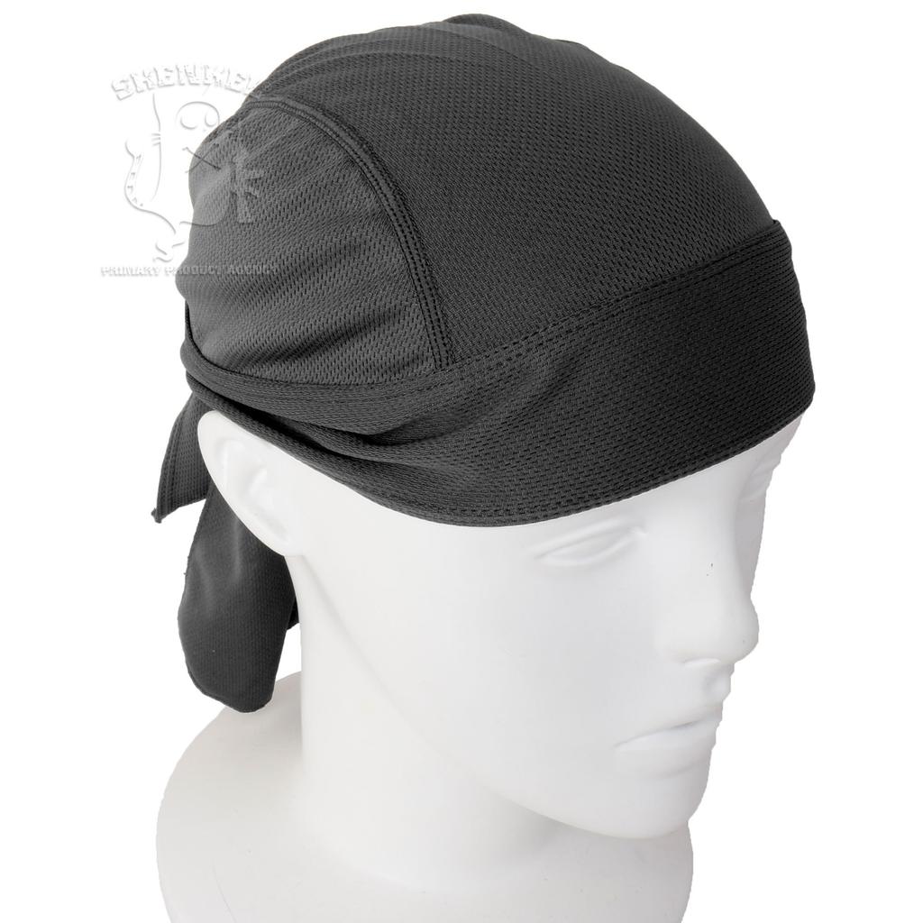 Alpha Label SHENKEL Mesh Bandana Cap with Inner Cap Sun Perfect for Outdoor and Cycling (Black) - Sweat-Wicking, Quick-Drying, Protection, Sports,
