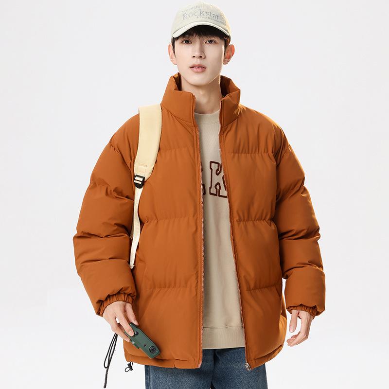 Winter cotton-padded clothes men's and women's fashion thickened cotton-padded jackets stand-up collar bread clothes Hong Kong style men's