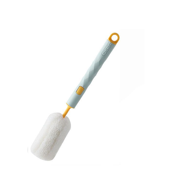Szczotka z gąbką do czyszczenia butelek dla niemowląt z długim uchwytem Nowy styl do mycia filiżanek do herbaty