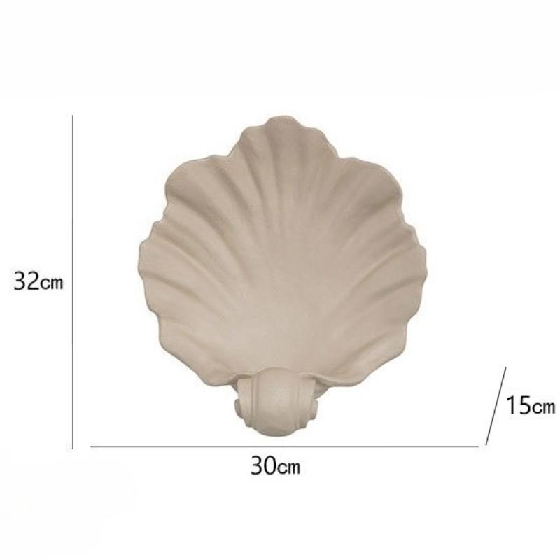 

Wall Mounted Candle Holder Shell Candlestick Household Luxury Candles Container Wedding Aromatherapy ART Decoration Accessories белый