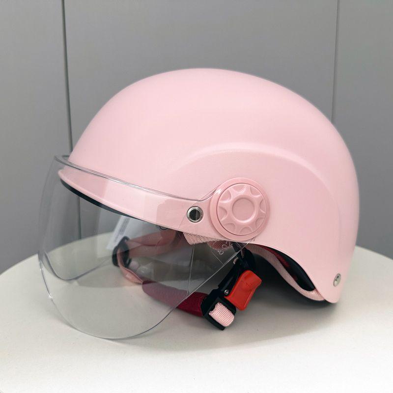 Electric Car Helmet New National Standard Men and Women's Helmet Electric Car Summer Sun Protection Four Seasons Half Helmet