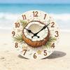 Modern Fruit Quiet Wall Clock with Noiseless Movement for Quiet Space Easy Installation Large Digits Fashion Look