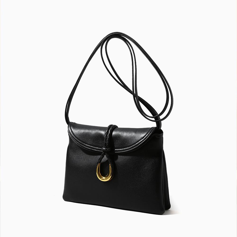 Bag Women's Premium Saddle Bag Crossbody Women's Versatile Sheepskin Bag Guangzhou Luggage Underarm Bag Genuine Leather Women's Bag