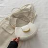 Vintage Simple Fashion Commuter Women Single Shoulder Underarm Saddle Bag