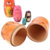 Animals Pattern Matryoshka Doll Toys Handmade Stacking Dolls Nesting Dolls  Kids Toy