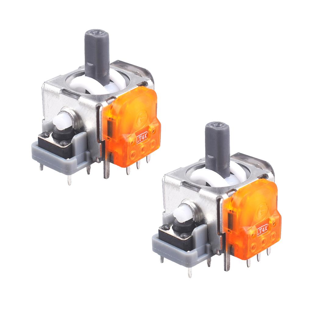 2Pcs TMR Hall Effect Joystick 3D Analog Stick Sensor Module Repair Part for PS4/PS5/Switch Pro/Xbox One Controller