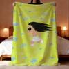 YuY Cute Throw Lightweight G Flannel Blanket Soft Skinfriendly for Summer Cooling