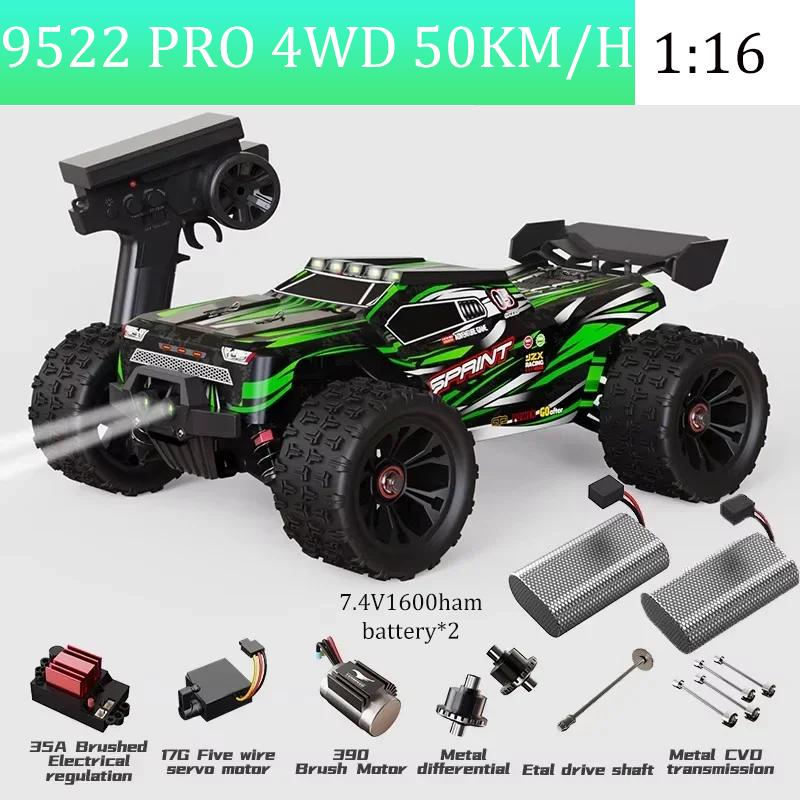 SCY9522PRO Super Brushless Motor Remote Control Car 85 km/h or 50 km/h High-Speed 4WD 1:16 Scale Model Racing Car Boy Toy Gift