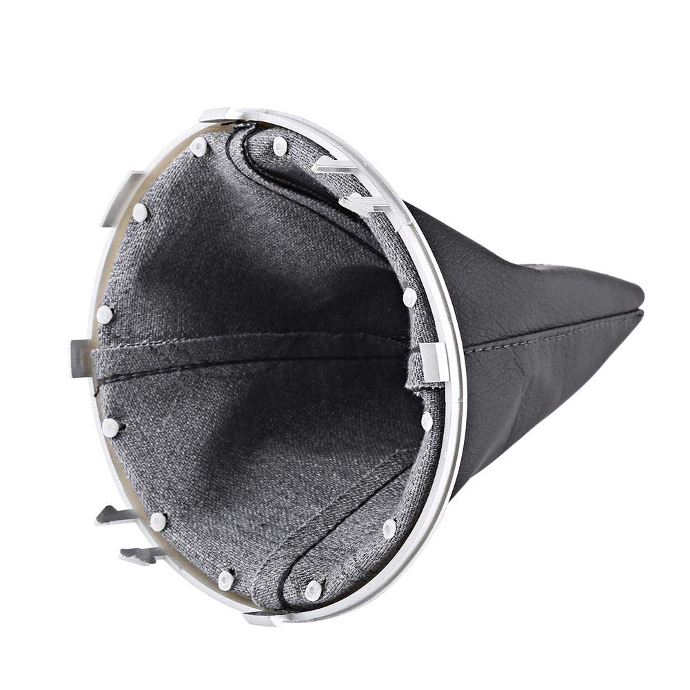 Lederstil Schalthebelknaufabdeckung Lederstil Schalthebelmanschette Universal -Qiilu Schaltung