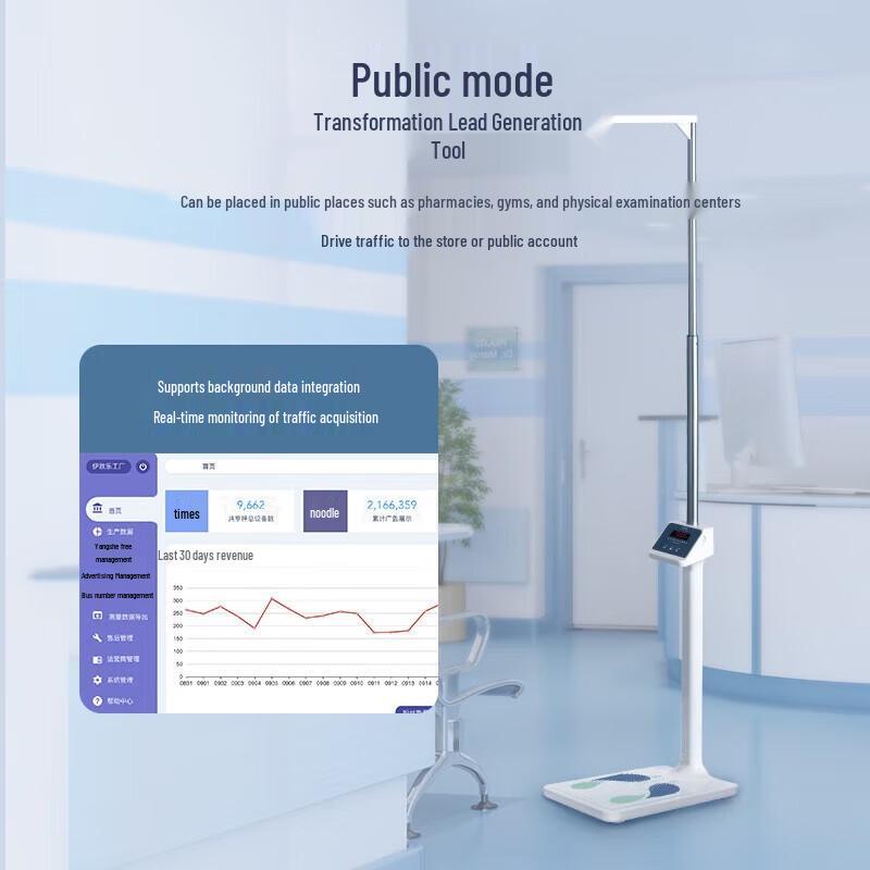 YunKangBao Smart All-in-One Height and Body Fat Scale (CN version)