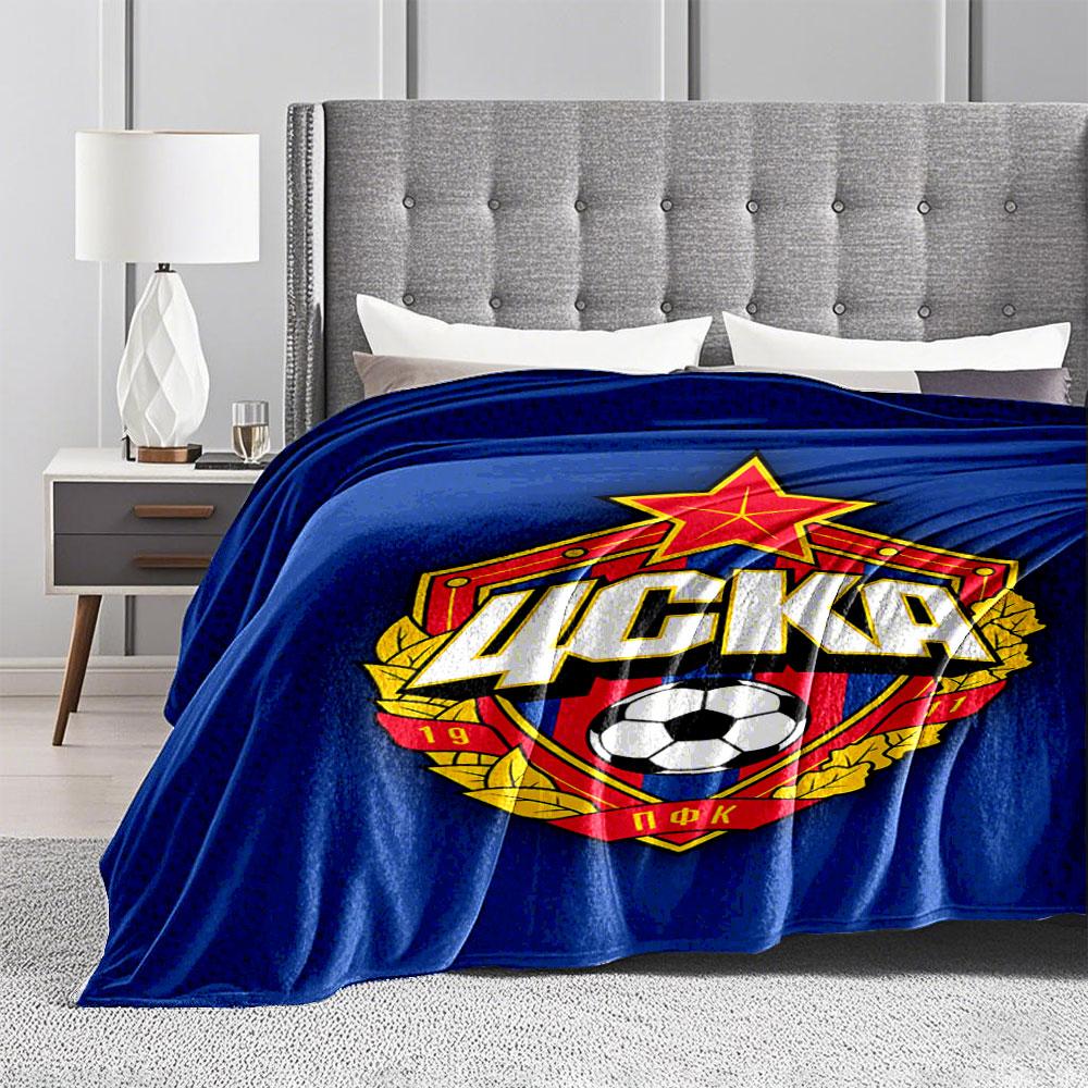 CSKA Soccer Emblem Blanket for all seasons blanket lunch break throw gift