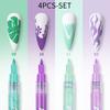 Nail Art Graffiti Pen 3D Painting Pen Nail Dot Pen String Pen, Acrylic Paint Marker