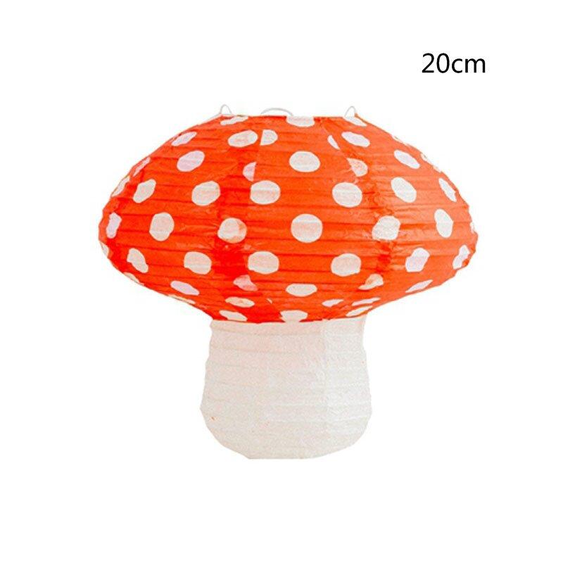 Jungle Party Decoration Carrot Mushroom Lanterns Folding Lampshades Carrot Easter Kids Girls Boys Happy Birthday Party Decors