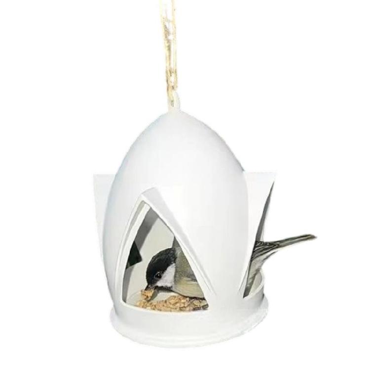 

Rockets Design Hangable Mounted Bird Feeder Make Of Environmentally Component For Nature Lover White/Green белый