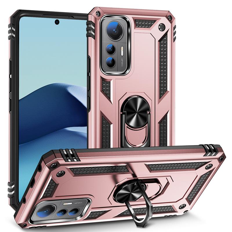 For Xiaomi 12 Lite Case Shockproof Magnetic Car Holder Armor Phone Cases for Xiomi Xaomi Xiami Mi 12 Light 12Lite 5G Back Cover