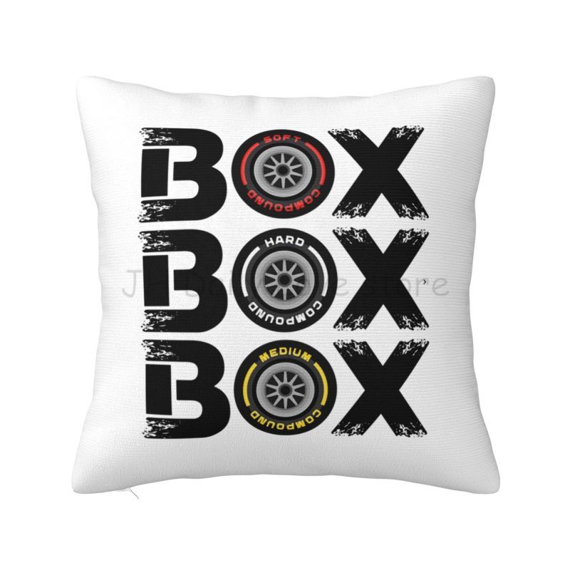 Коробка Коробка Коробка Дизайн Состава Шины F1 Наволочка для Декоративной Подушки Полиэстер Домашний Декор Мягкие Уютные Наволочки Чехол для Декоративной Подушки 30cmx30cm