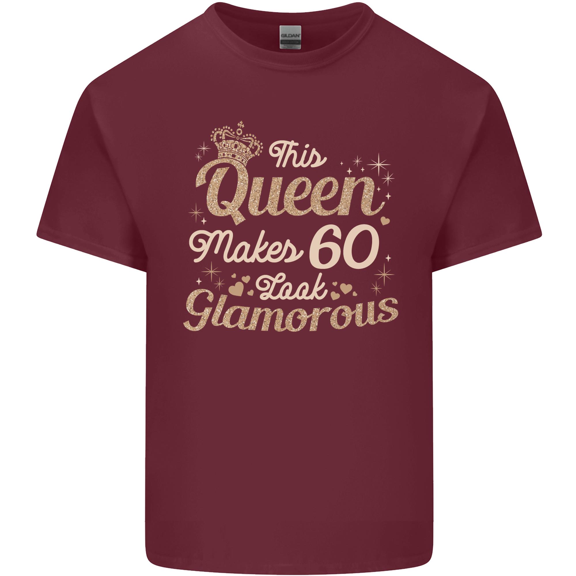 60th Birthday Queen Sixty Years Old 60 Unisexs Light Cotton TShirt S