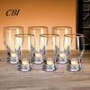 Elegant Party Glassware Mini Snifter Glass with Ergonomic Weighted Base, Crystal Clear Tasting Whiskey Tumbler Glasses Glasses, Comfortable