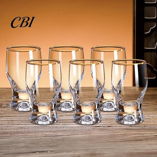 Elegant Party Glassware Mini Snifter Glass with Ergonomic Weighted Base, Crystal Clear Tasting Whiskey Tumbler Glasses Glasses, Comfortable