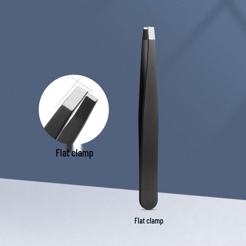 

Flat-Tipped Multi-Use Tweezers for Hair and Beard Removal, Eyebrow Plucking, and False Eyelash Clipping 1.0
