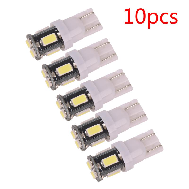 10Pcs 24V T10-5630 6SMD Universal Caravan Camper Trailer RV Car Interior Dome Map Wedge LED Light