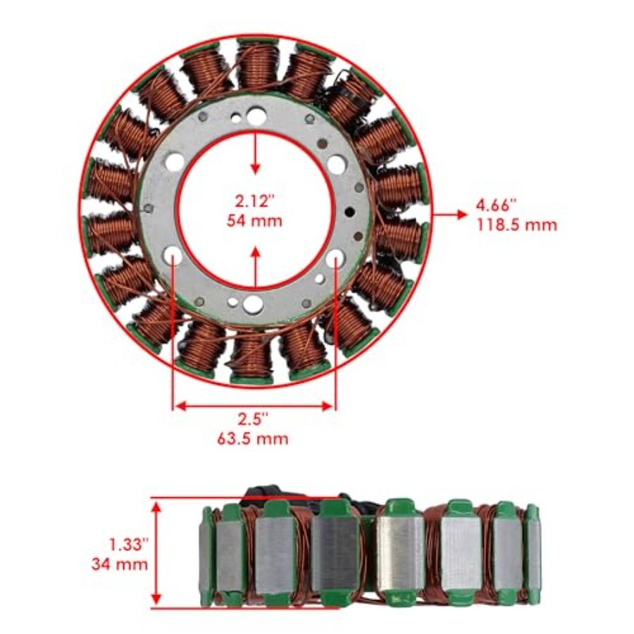 

Stator Regulator Compatible with Suzuki VStrom DL1000 DL1000 20032012 Motorcycle Electrical System Upgrade for Reliable Chargin United States