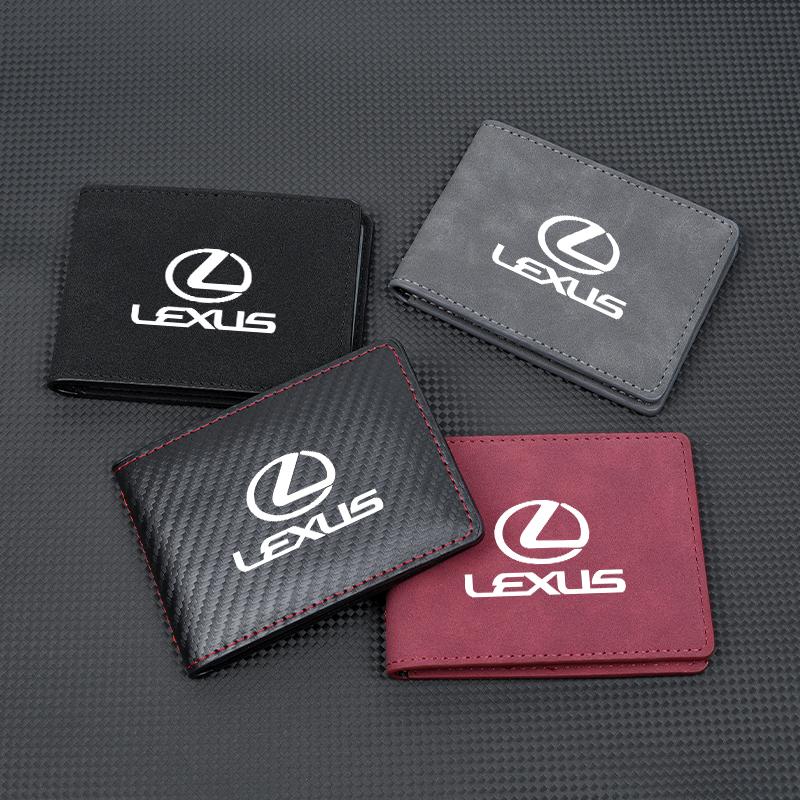 Car keychain/Auto Driver License Cover Suede Anti-Fur Car Driving Documents Case Credit Card Holder For Lexus F SPORT ES RX LXB. KQ7