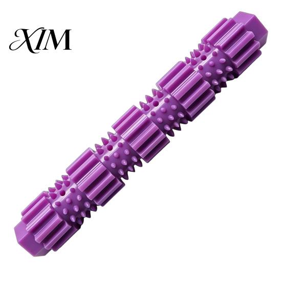 Tough Chewing Toys for Large Dogs Spiky Dog Chew Stick, Indestructible Toy, Teeth Cleaning Pet Small Medium Toy with Treat Dispensing Hole Aggressive