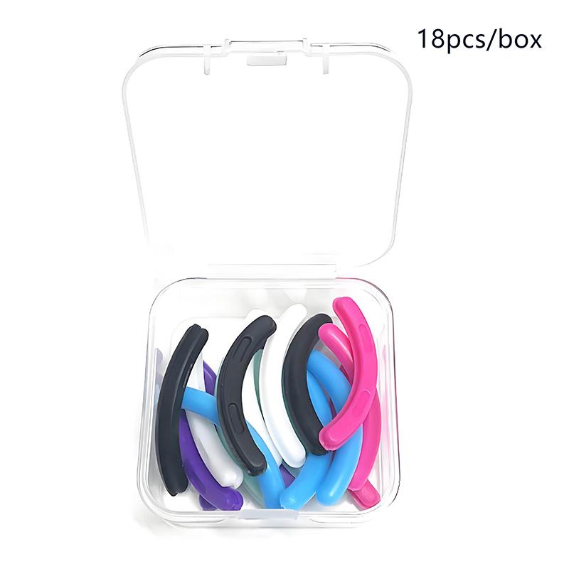 Eyelash Curler Refills Hypoallergenic Soft Rubber Pad For Universal Eyelash Curler With Storage Box Salon-Grade Anti-Slip Design