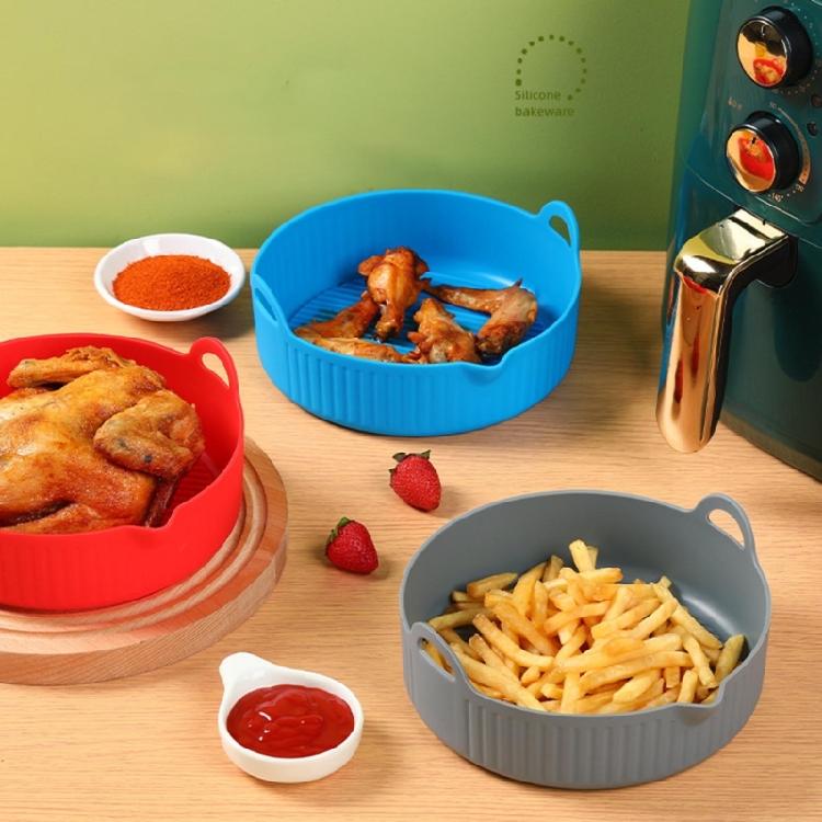 Silicone Baskets Round Non-Stick Food Grade Reusable Kitchen Air Fryer Liner