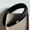 Cameo Satin Volume HairBand [Black]